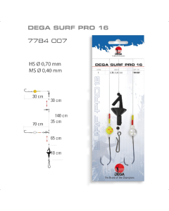 Jenzi Surfcasting-Rig DEGA-SURF Pro 16 Forfang
