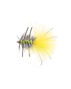 Unique Flies B.H Rubber Leg Woolly - Fluo Yellow