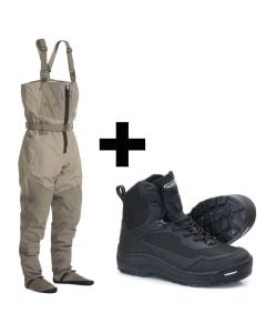 Vision Flyfishing Koski Zip + Musta Michelin Waders Sæt
