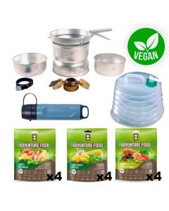 4 personer Vegan Nødpakke Trangia 3 dage