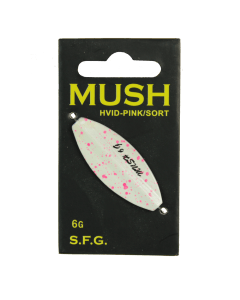 Mush Gennemløbsblink - Hvid-Pink/Sort