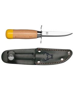Øyo Scout Knife w/leather Sheath - Green
